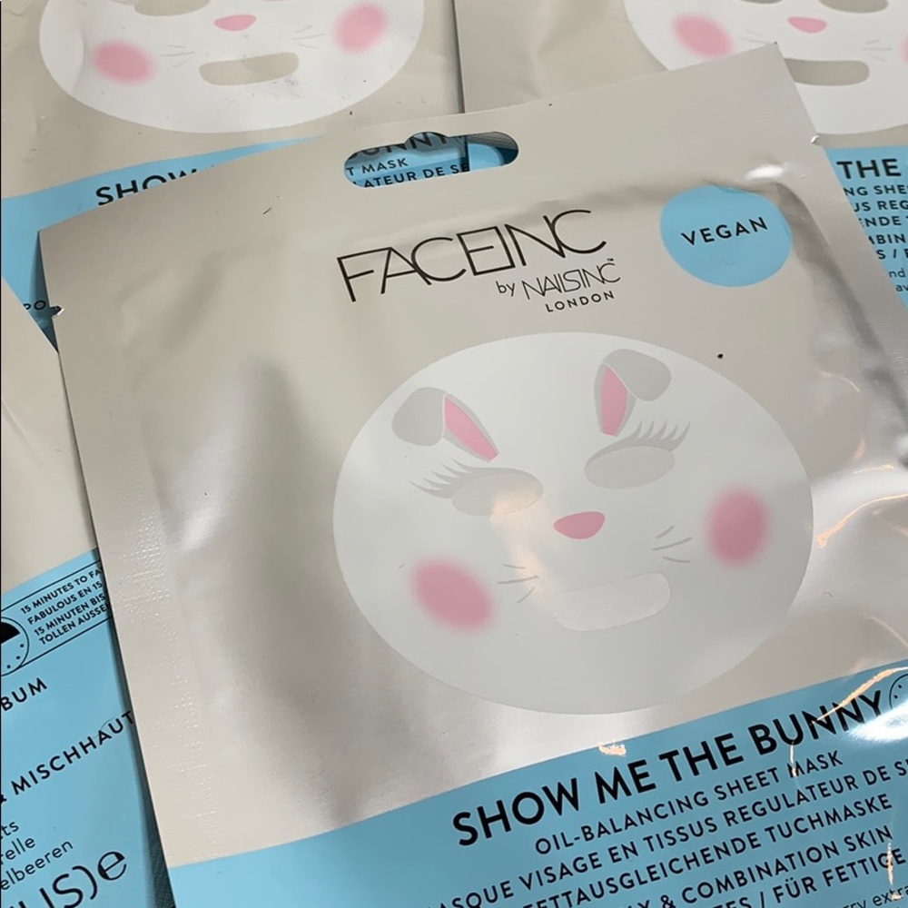5 Show Me The Bunny Oil Balancing Sheet Masks